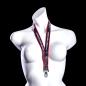 Preview: Bloodline Schlüsselband – Lanyard & Shortstrap aus Polyester mit Metallkarabiner