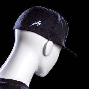 Bloodline Flexfit Cap – Schwarz mit FTW-Stick in S/M oder L/XL