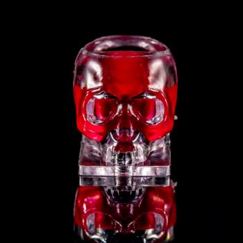 Bloodline Skull Cups – 200 Stück Größe 12 im Totenkopfdesign für Tattoo-Arbeitsplätze