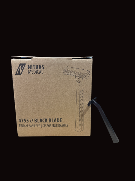 NITRAS BLACK BLADE – Einweg-Rasierer