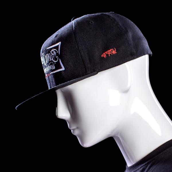 Bloodline Flexfit Cap – Schwarz mit FTW-Stick in S/M oder L/XL
