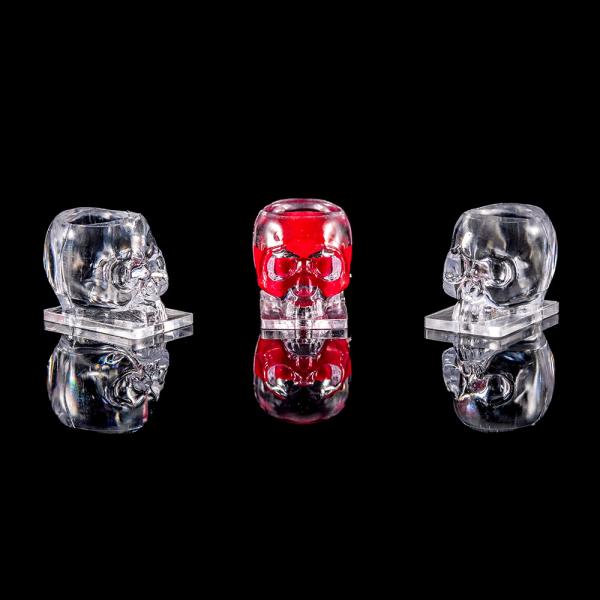 Bloodline Skull Cups – 200 Stück Größe 12 im Totenkopfdesign für Tattoo-Arbeitsplätze