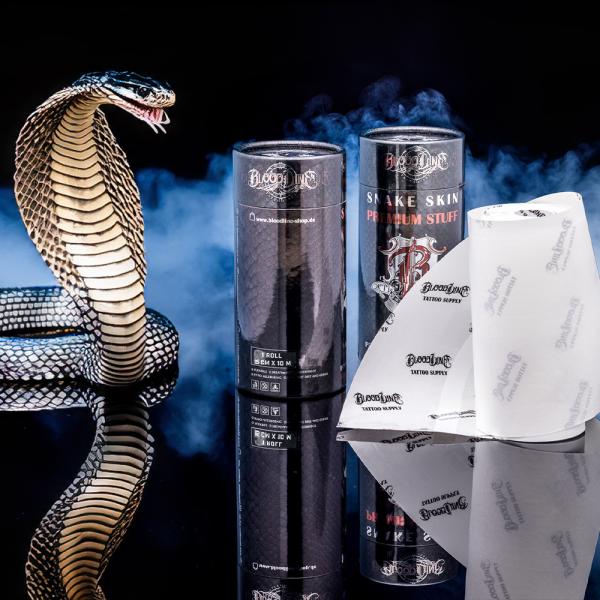 Bloodline Snake Skin – transparente Tattoo-Schutzfolie zum Abheilen